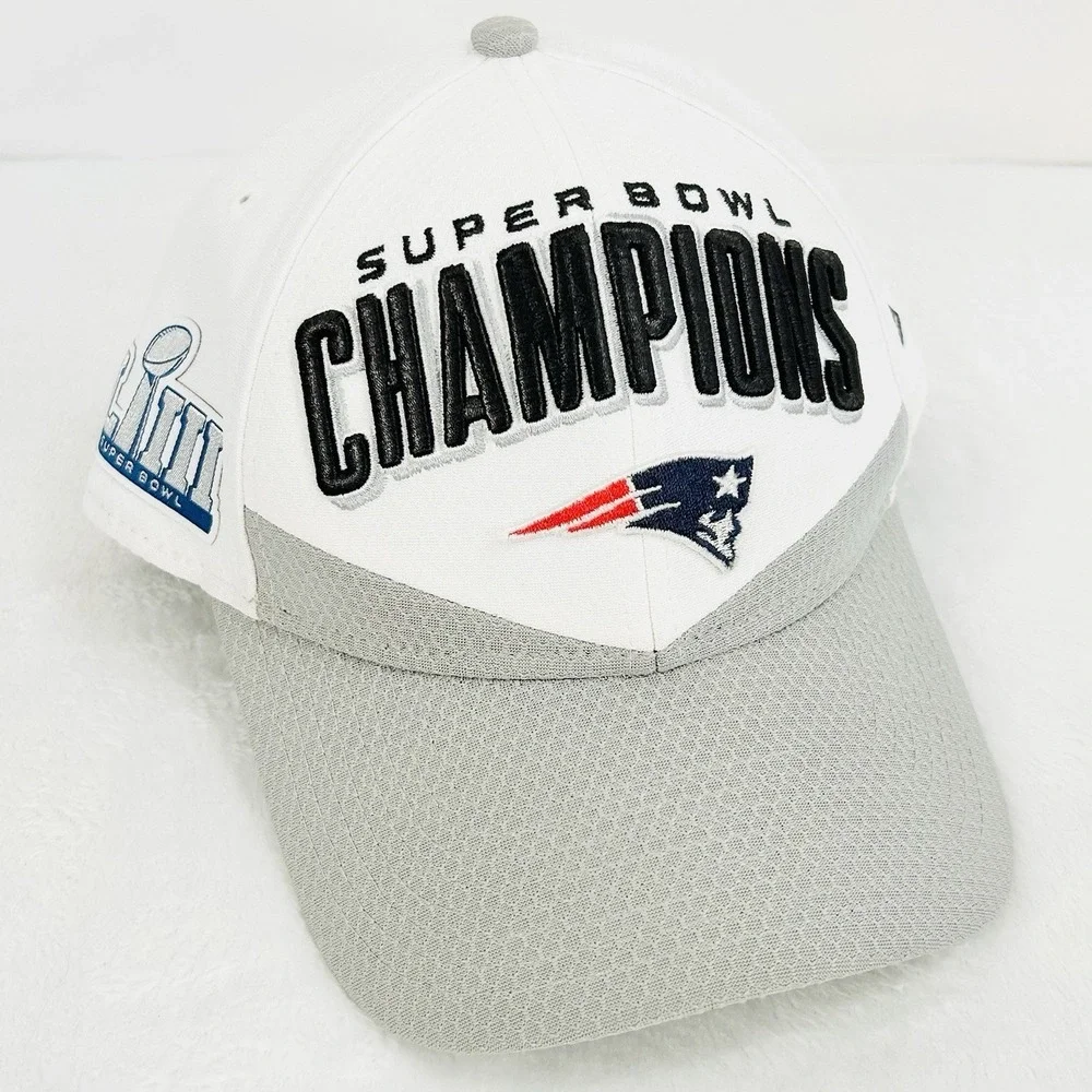 New Era New England Patriots Super Bowl 53 Champs 9FORTY Hat Cap Adjustable Snap